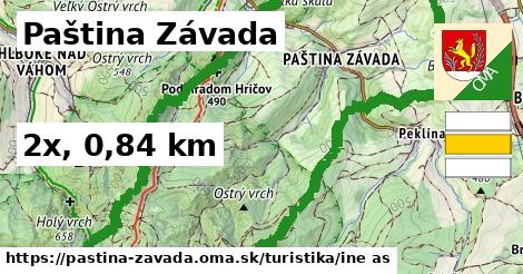 Paština Závada Turistické trasy iná 