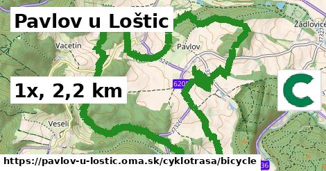 Pavlov u Loštic Cyklotrasy bicycle 