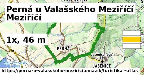 Perná u Valašského Meziříčí Turistické trasy  