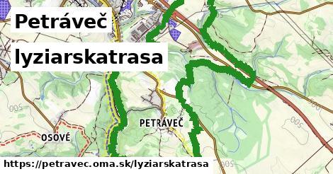 Petráveč Lyžiarske trasy  