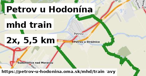Petrov u Hodonína Doprava train 