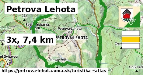 Petrova Lehota Turistické trasy  