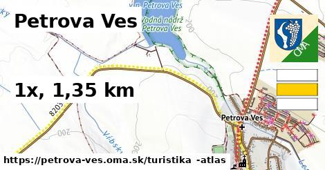 Petrova Ves Turistické trasy  