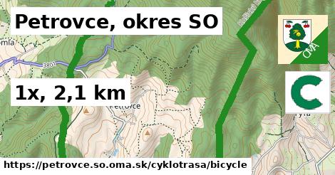 Petrovce, okres SO Cyklotrasy bicycle 