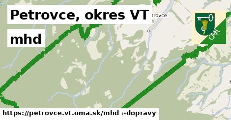 Petrovce, okres VT Doprava  
