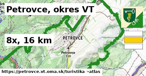 Petrovce, okres VT Turistické trasy  