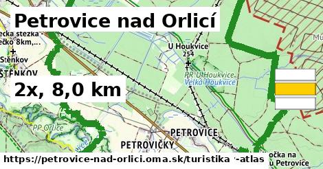 Petrovice nad Orlicí Turistické trasy  