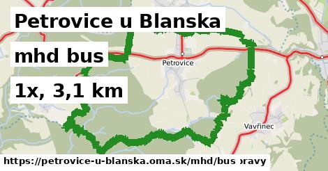 Petrovice u Blanska Doprava bus 