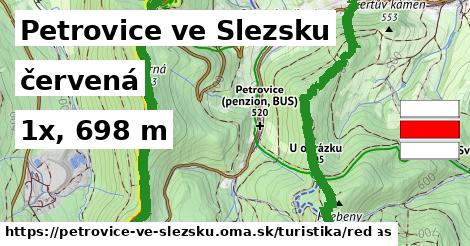 Petrovice ve Slezsku Turistické trasy červená 