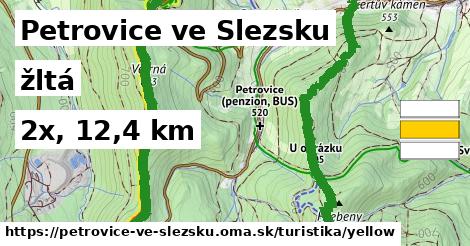 Petrovice ve Slezsku Turistické trasy žltá 