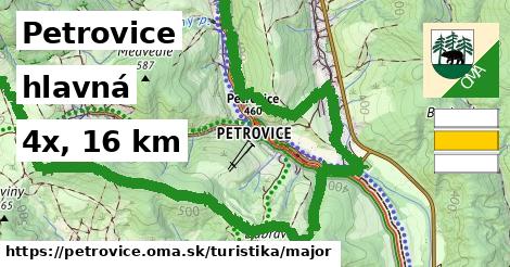 Petrovice Turistické trasy hlavná 