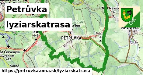 Petrůvka Lyžiarske trasy  