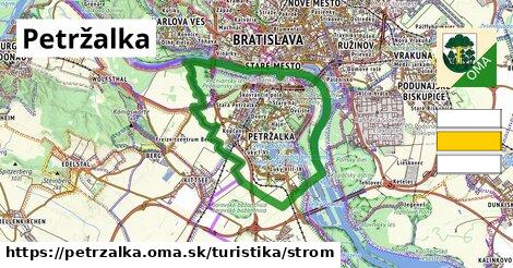 Petržalka Turistické trasy strom 