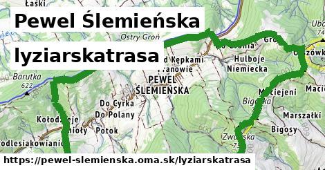 Pewel Ślemieńska Lyžiarske trasy  