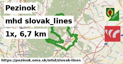 Pezinok Doprava slovak-lines 