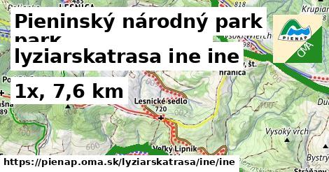 Pieninský národný park Lyžiarske trasy iná iná