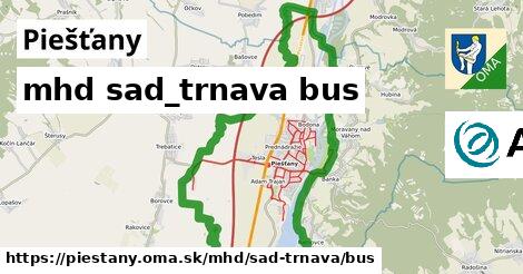 Piešťany Doprava sad-trnava bus