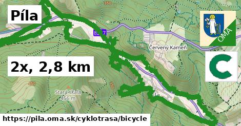 Píla Cyklotrasy bicycle 