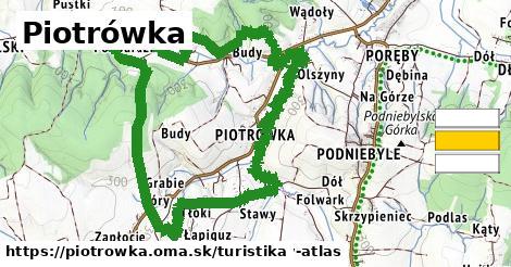 Piotrówka Turistické trasy  