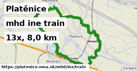 Platěnice Doprava iná train