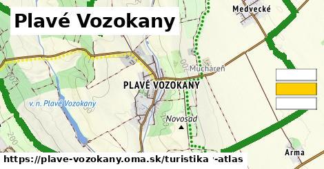 Plavé Vozokany Turistické trasy  