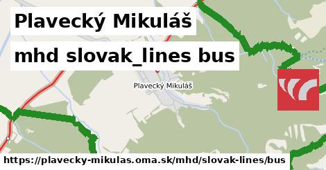 Plavecký Mikuláš Doprava slovak-lines bus