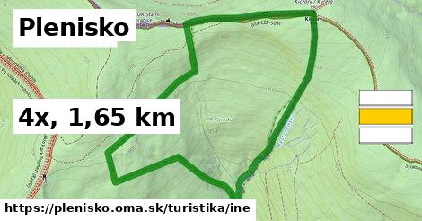Plenisko Turistické trasy iná 
