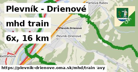 Plevník - Drienové Doprava train 