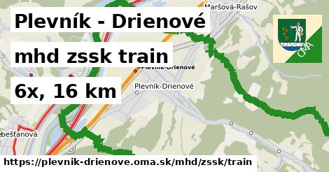 Plevník - Drienové Doprava zssk train