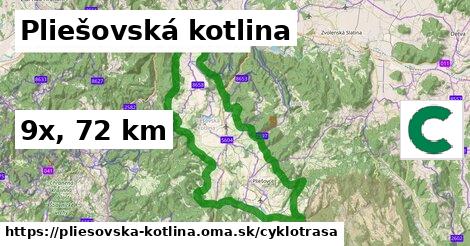 Pliešovská kotlina Cyklotrasy  