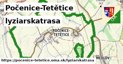 Počenice-Tetětice Lyžiarske trasy  