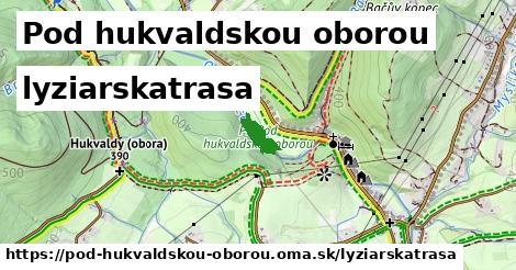 Pod hukvaldskou oborou Lyžiarske trasy  