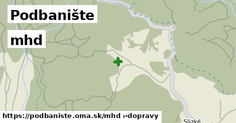 Podbanište Doprava  