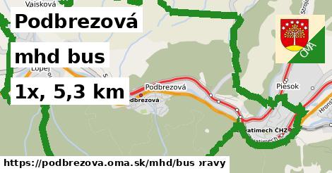 Podbrezová Doprava bus 