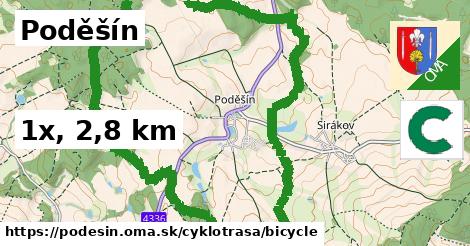 Poděšín Cyklotrasy bicycle 