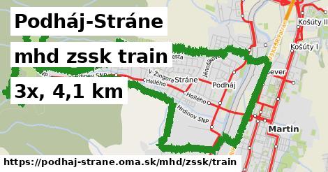 Podháj-Stráne Doprava zssk train