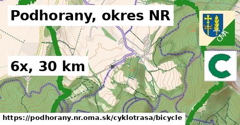 Podhorany, okres NR Cyklotrasy bicycle 