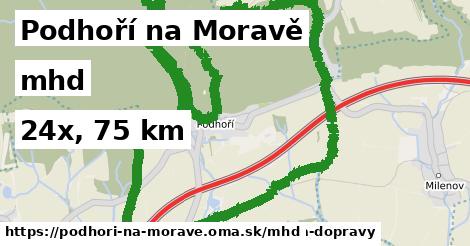 Podhoří na Moravě Doprava  