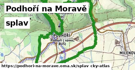 Podhoří na Moravě Splav  