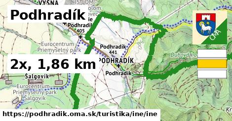 Podhradík Turistické trasy iná iná