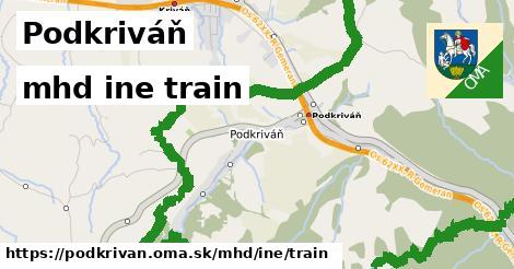 Podkriváň Doprava iná train