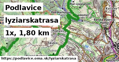 Podlavice Lyžiarske trasy  