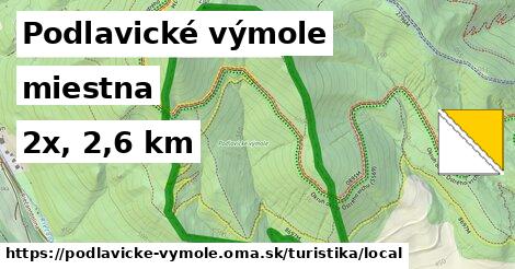 Podlavické výmole Turistické trasy miestna 