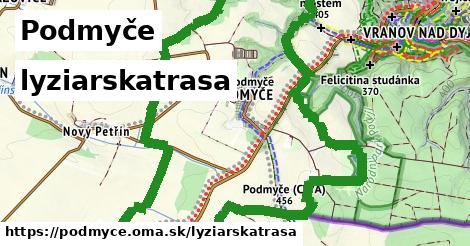 Podmyče Lyžiarske trasy  