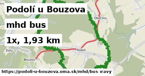 Podolí u Bouzova Doprava bus 
