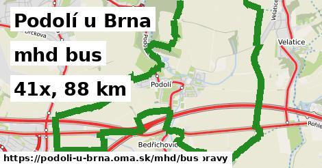 Podolí u Brna Doprava bus 