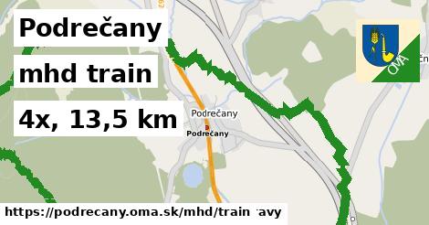 Podrečany Doprava train 