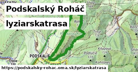 Podskalský Roháč Lyžiarske trasy  