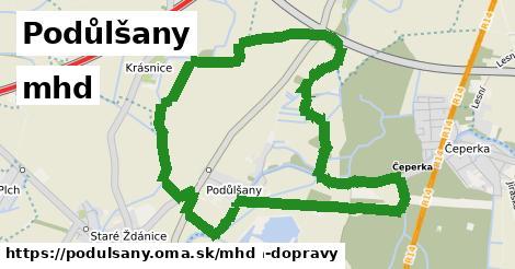 Podůlšany Doprava  