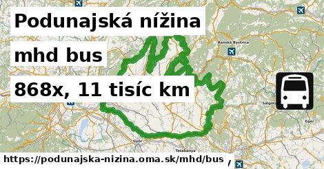 Podunajská nížina Doprava bus 